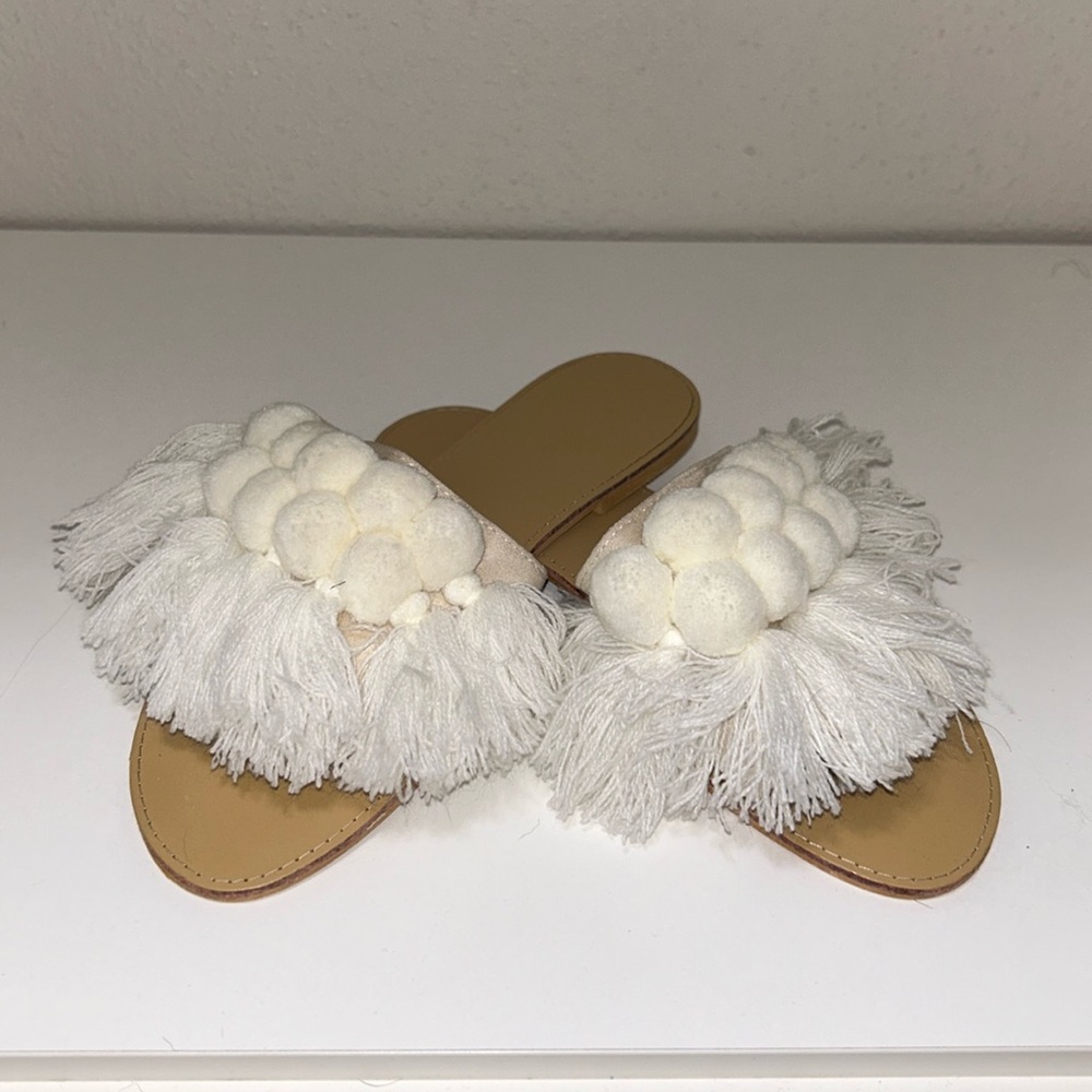 Pom Pom Sandals
